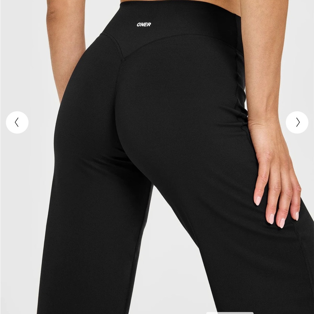 Oner Active Black Straight Leg Pants Medium Long